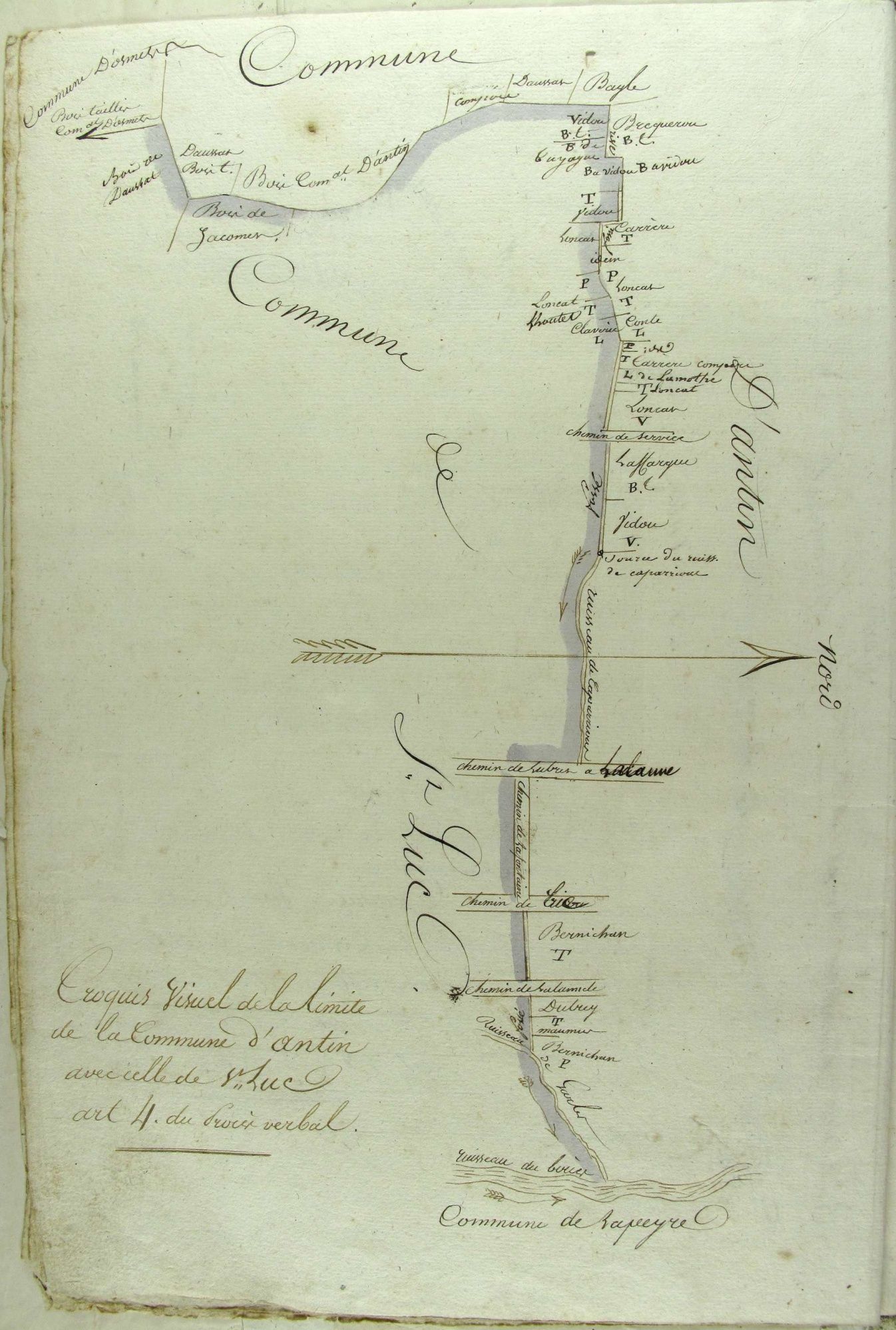 Numerizacion deths verbaus de delimitacion deras comunas