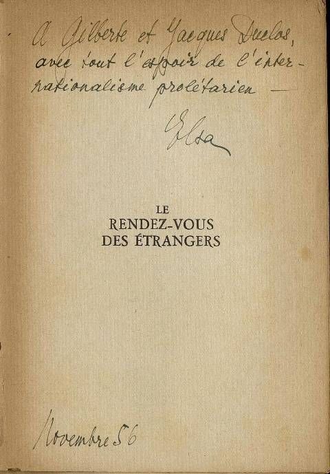 Les ouvrages dédicacés de Jacques Duclos